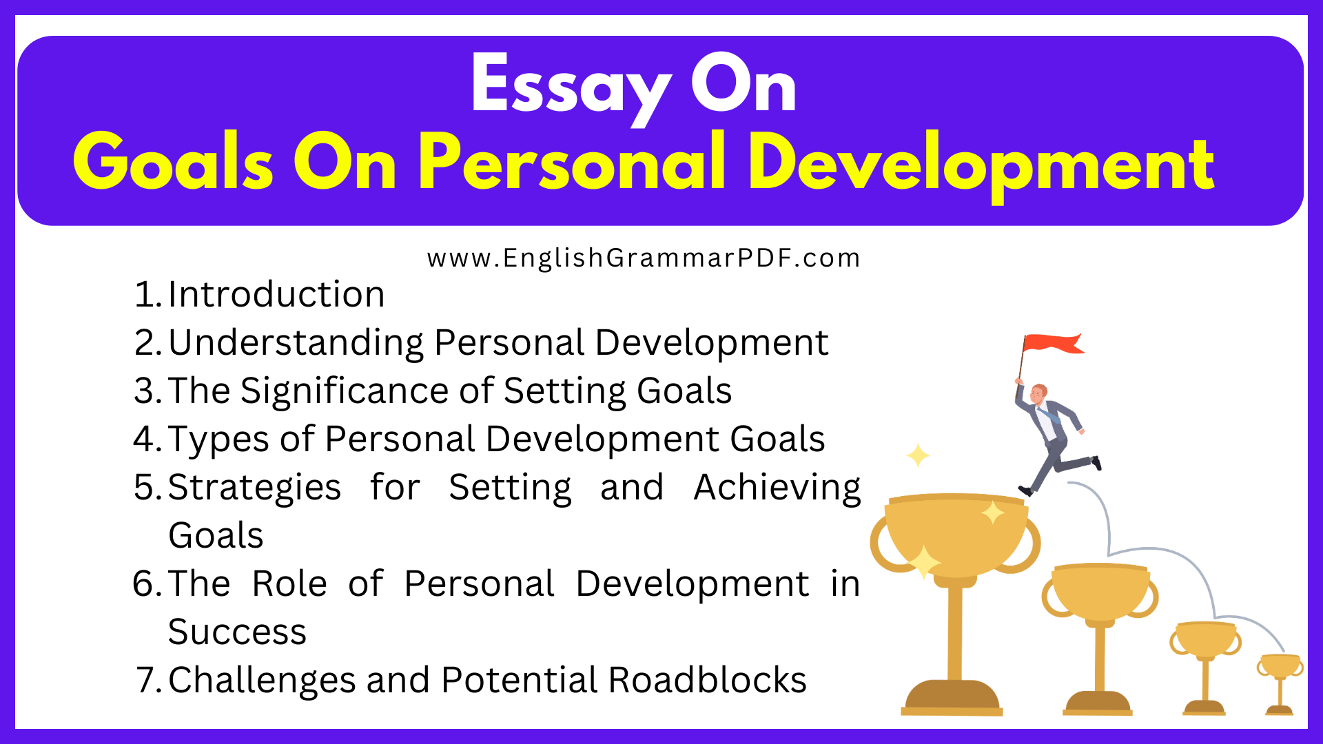 Essay On Goals On Personal Development