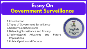 Essay On Government Surveillance