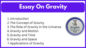 Essay On Gravity