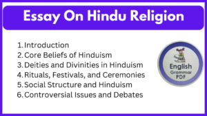 Essay On Hindu Religion