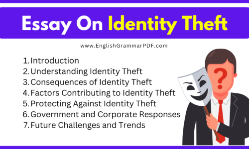 Identity Theft Essay (Download Free Pdf)