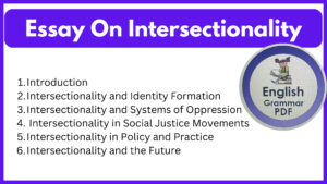 Essay On Intersectionality