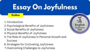 Essay On Joyfulness