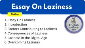 Essay On Laziness