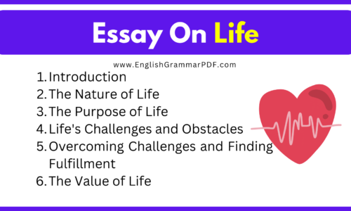 Essay On Life (Download Free Pdf)