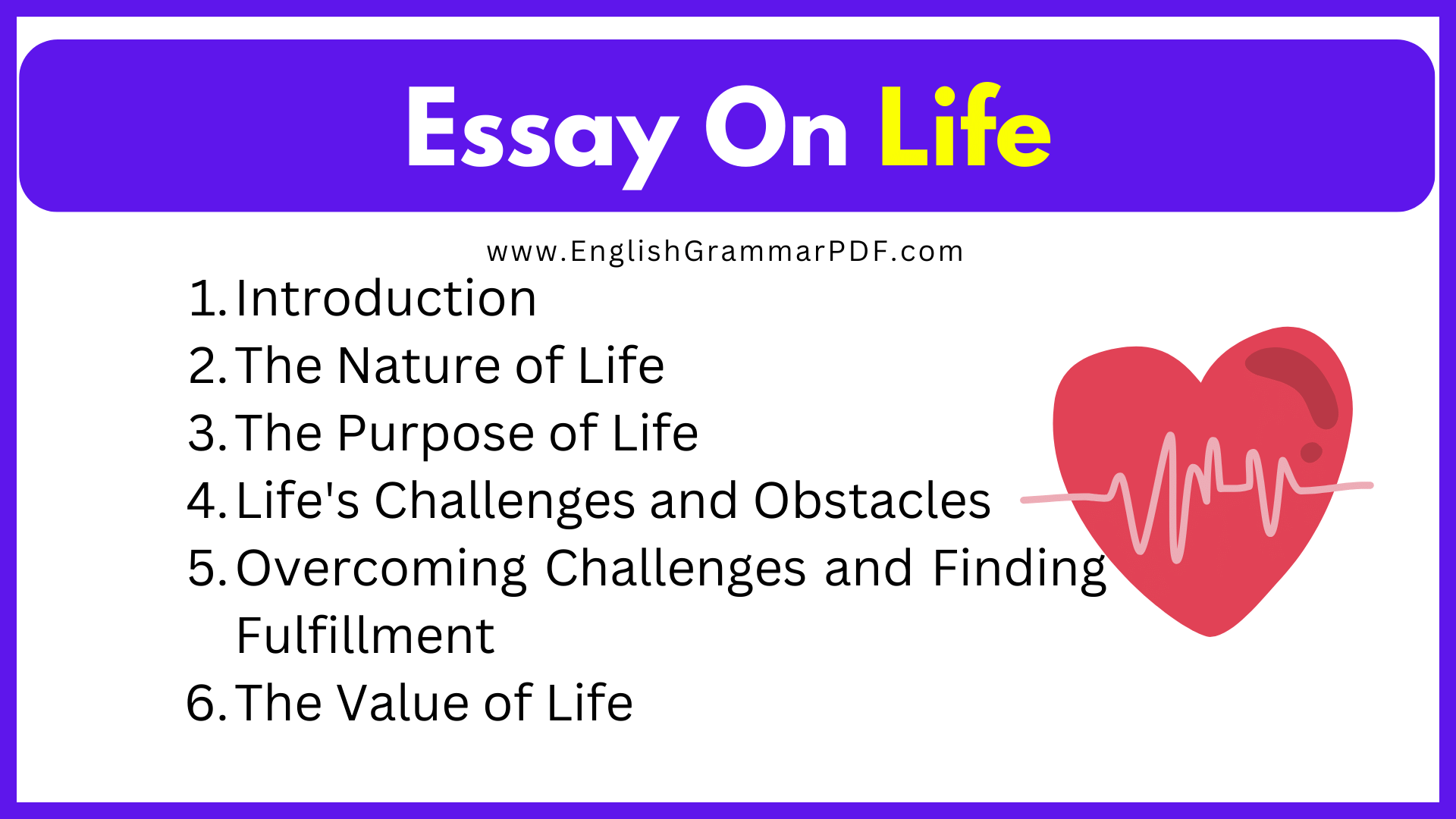 Essay On Life