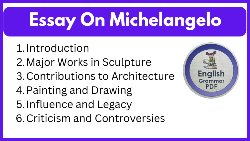 Essay On Michelangelo