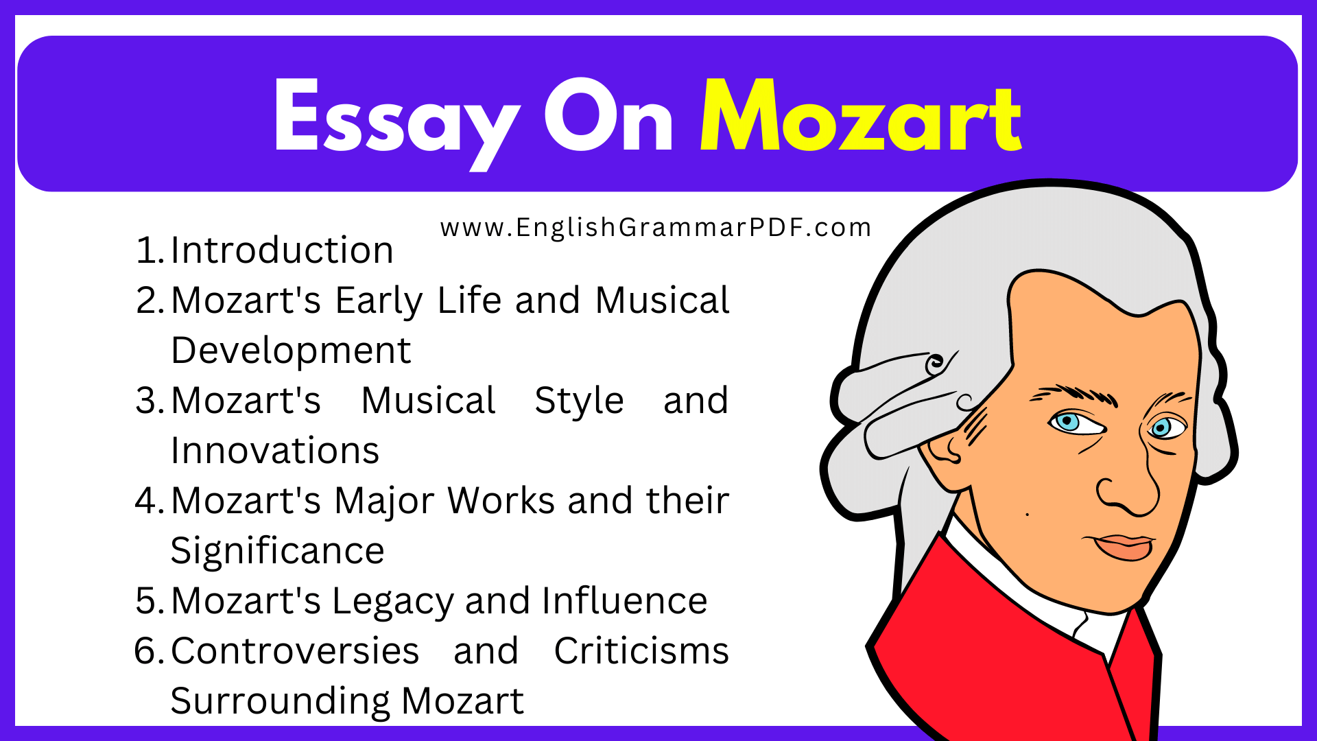 Essay On Mozart