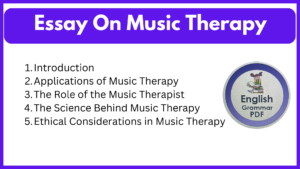 Essay On Music Therapy