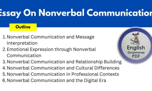 500 Words Free Essay On Nonverbal Communication