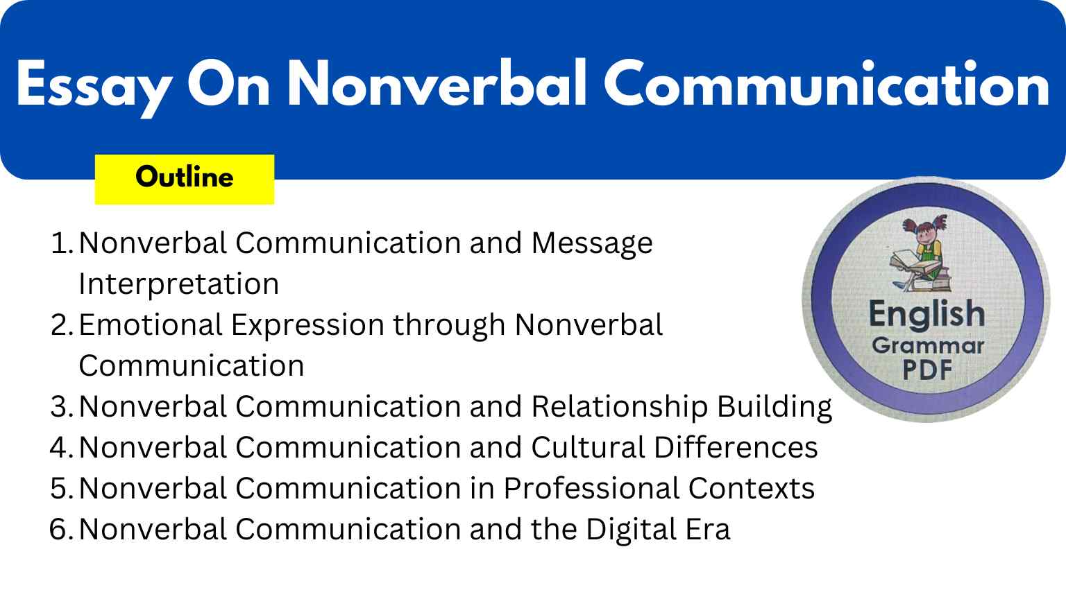 Essay On Nonverbal Communication