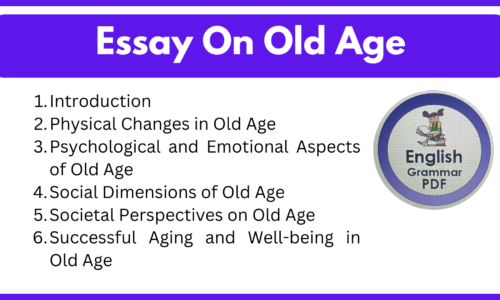 Essay On Old Age (Download Free Essay)