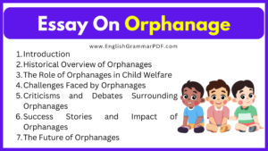 Essay On Orphanage