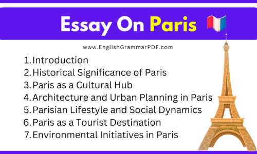 Essay On Paris (Download Free Pdf)