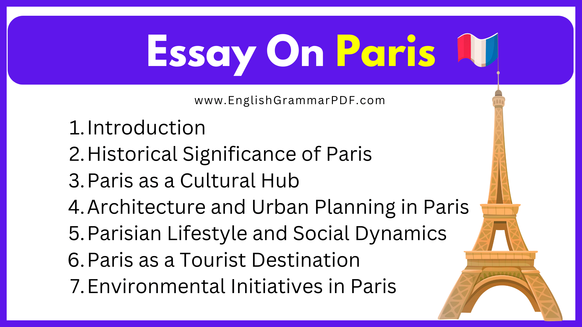 Essay On Paris