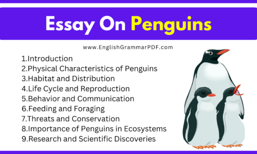 Essay On Penguins (Download Free PDF)