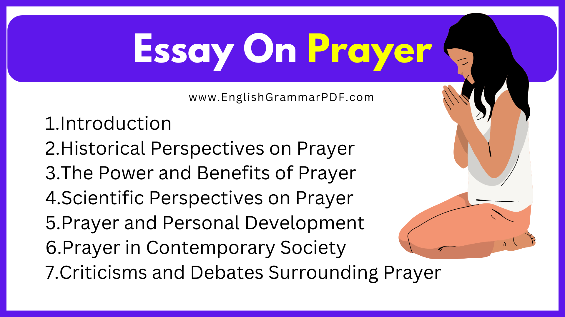 Essay On Prayer