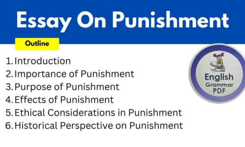 500 Words Free Essay On Punishment