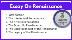 Essay On Renaissance