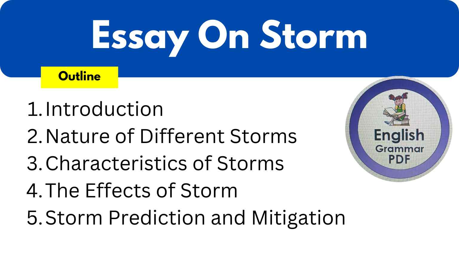 Essay On Storm