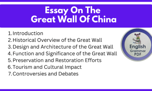 Essay On The Great Wall Of China (Free Essay)