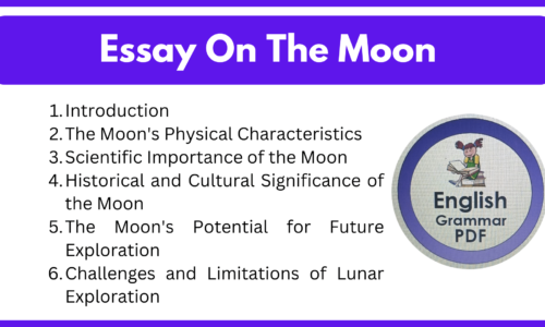 1500 Words Essay On The Moon (Free English Essays)