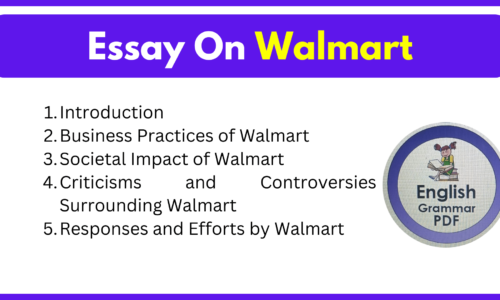 Essay About Walmart (Download Free English Essay)