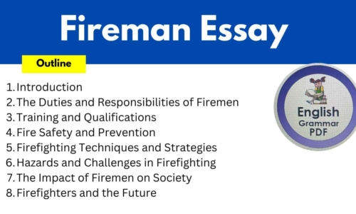 474 Words Fireman Essay (Free English Essays)