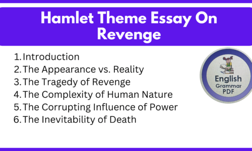 Hamlet Theme Essay On Revenge (Download Free)