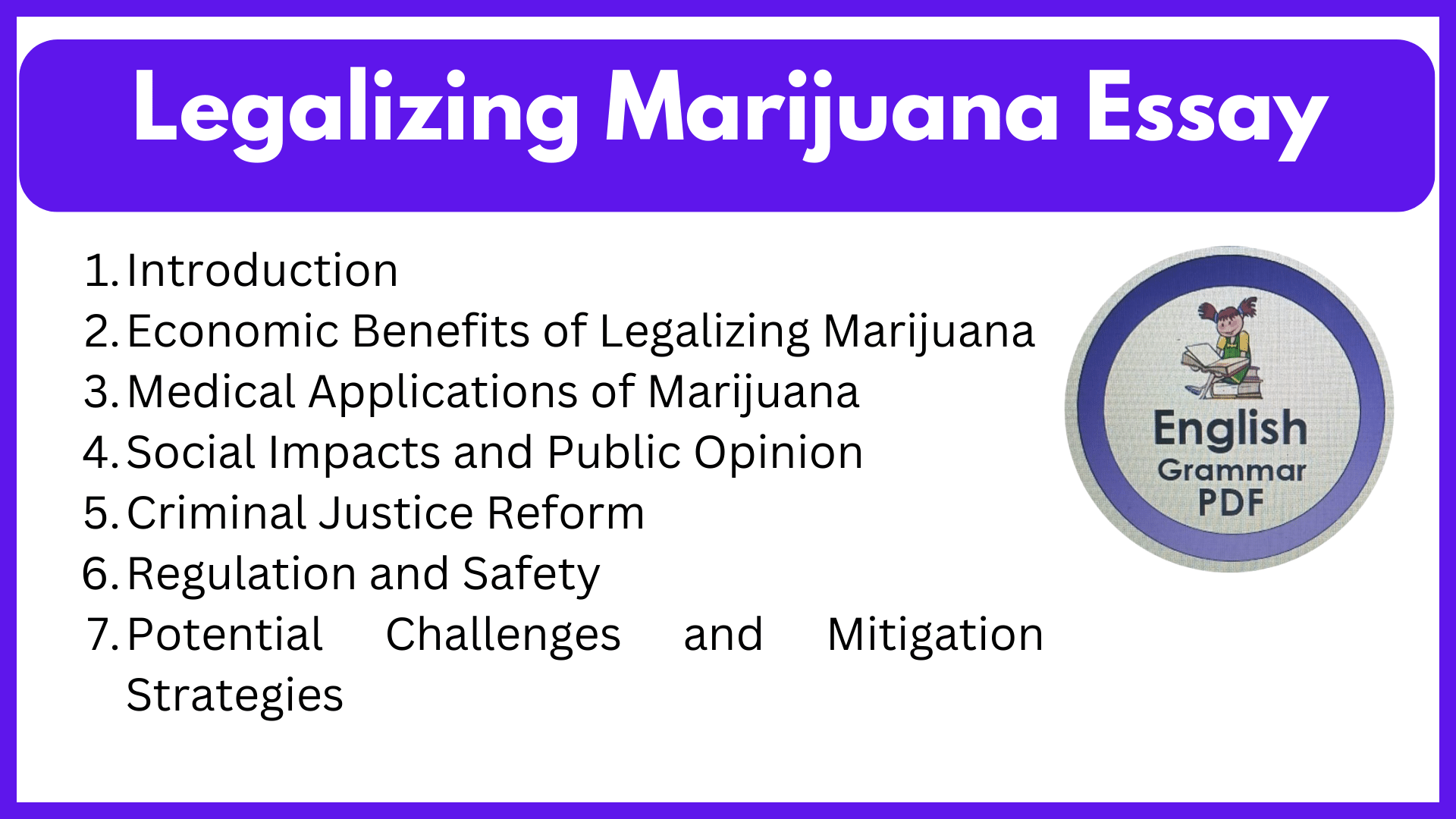 Legalizing Marijuana Essay