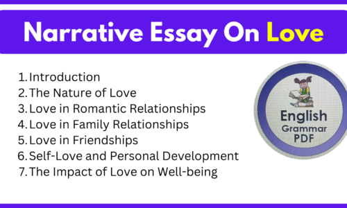 Narrative Love Essay (Download Free English Essays)