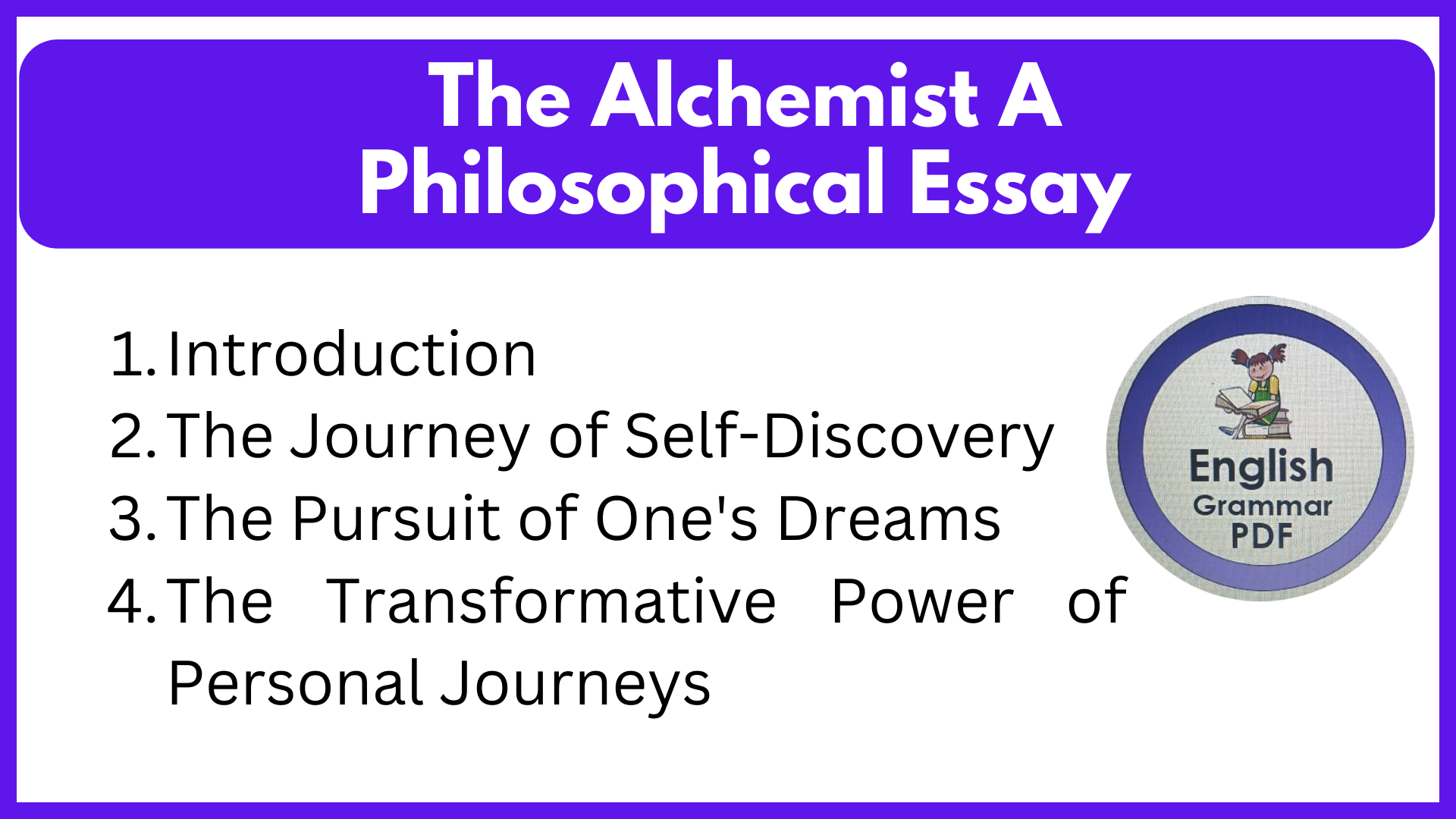 The Alchemist A Philosophical Essay