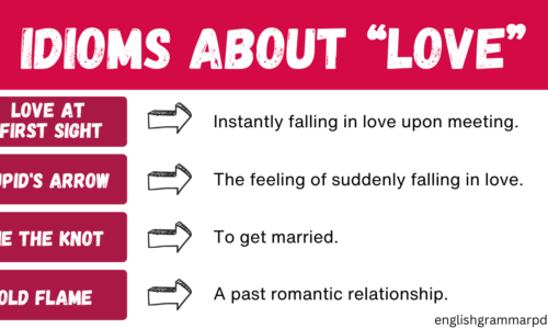 20 Common Idioms About Love