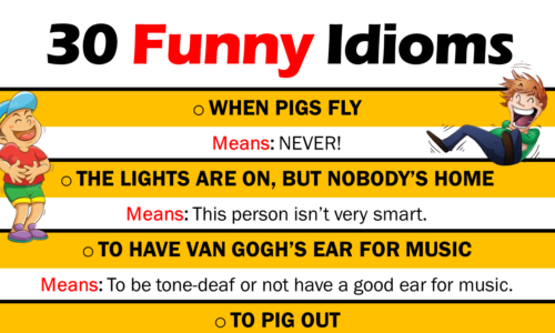 30 Funny English Idioms That Will Surprise You!