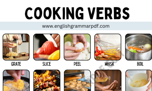 20+ Useful Cooking Verbs List and Pictures