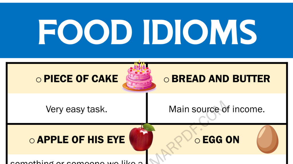 Food Idioms Copy