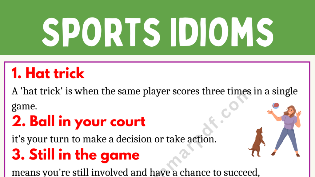 Idioms about Sports