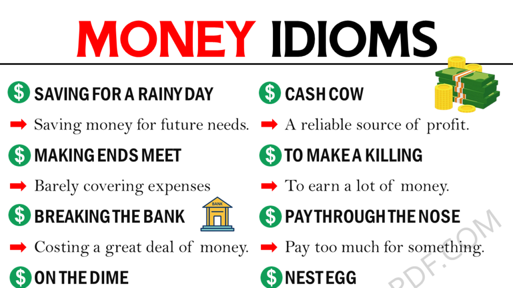 Money Idioms Copy