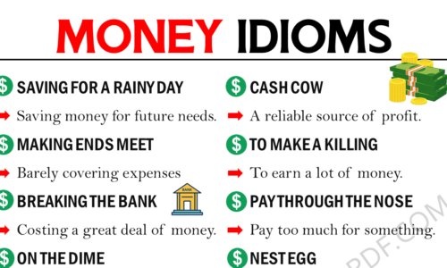 28 Money Idioms You Should Know!