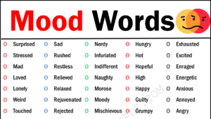 Mood Words Copy