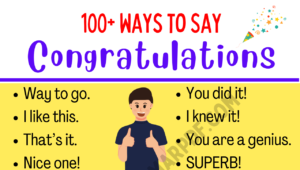 Ways to Say Congratulations Copy