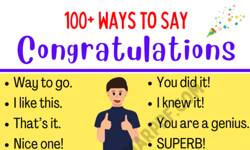 100+ Other Ways to Say CONGRATULATIONS