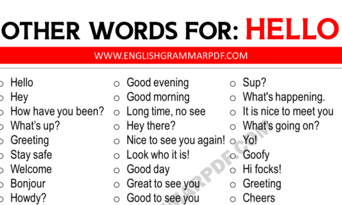 Hello Synonyms: 30 Different Ways to Say Hello!