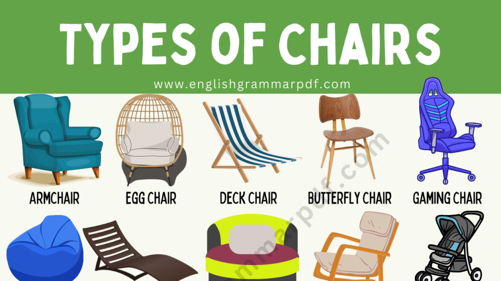 chair styles names in english