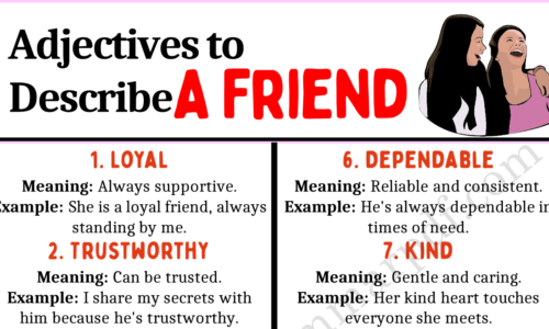 20 Best Adjectives to Describe a Friend