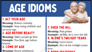 Age Idioms Copy