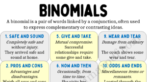 Binomials Copy