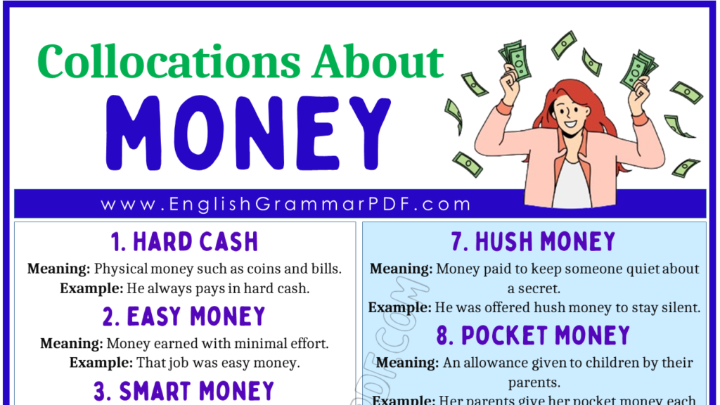 Collocations About Money 1
