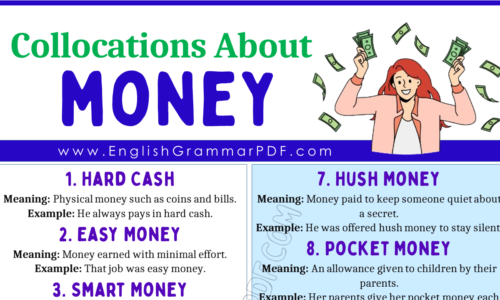 Learn 20 Essential Collocations About Money