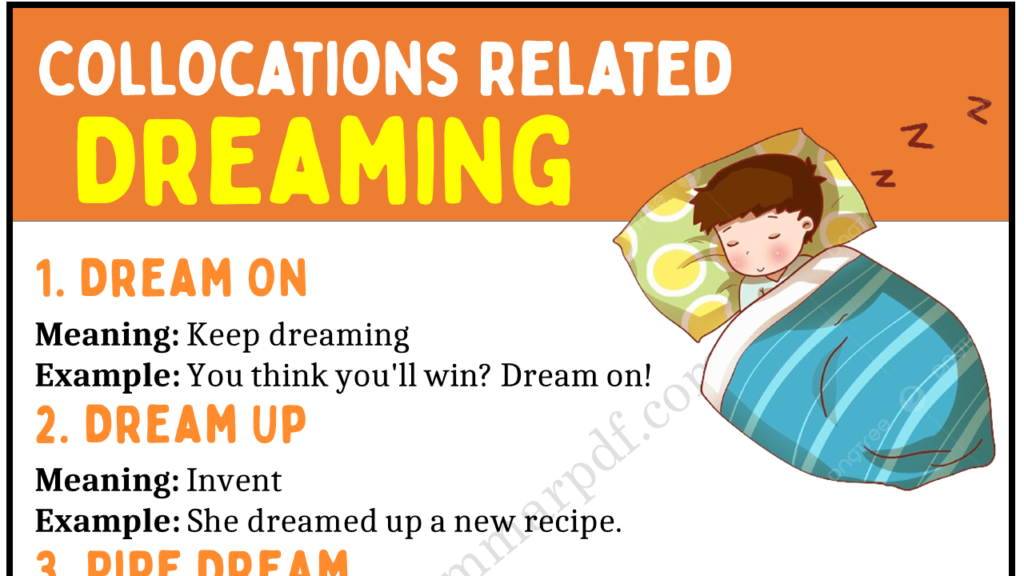 Collocations Related to Dreaming Copy